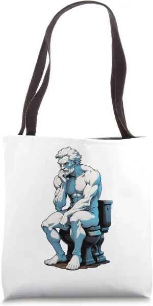 Thinker's Throne – 'Philosopher in Contemplation' Tote Bag
