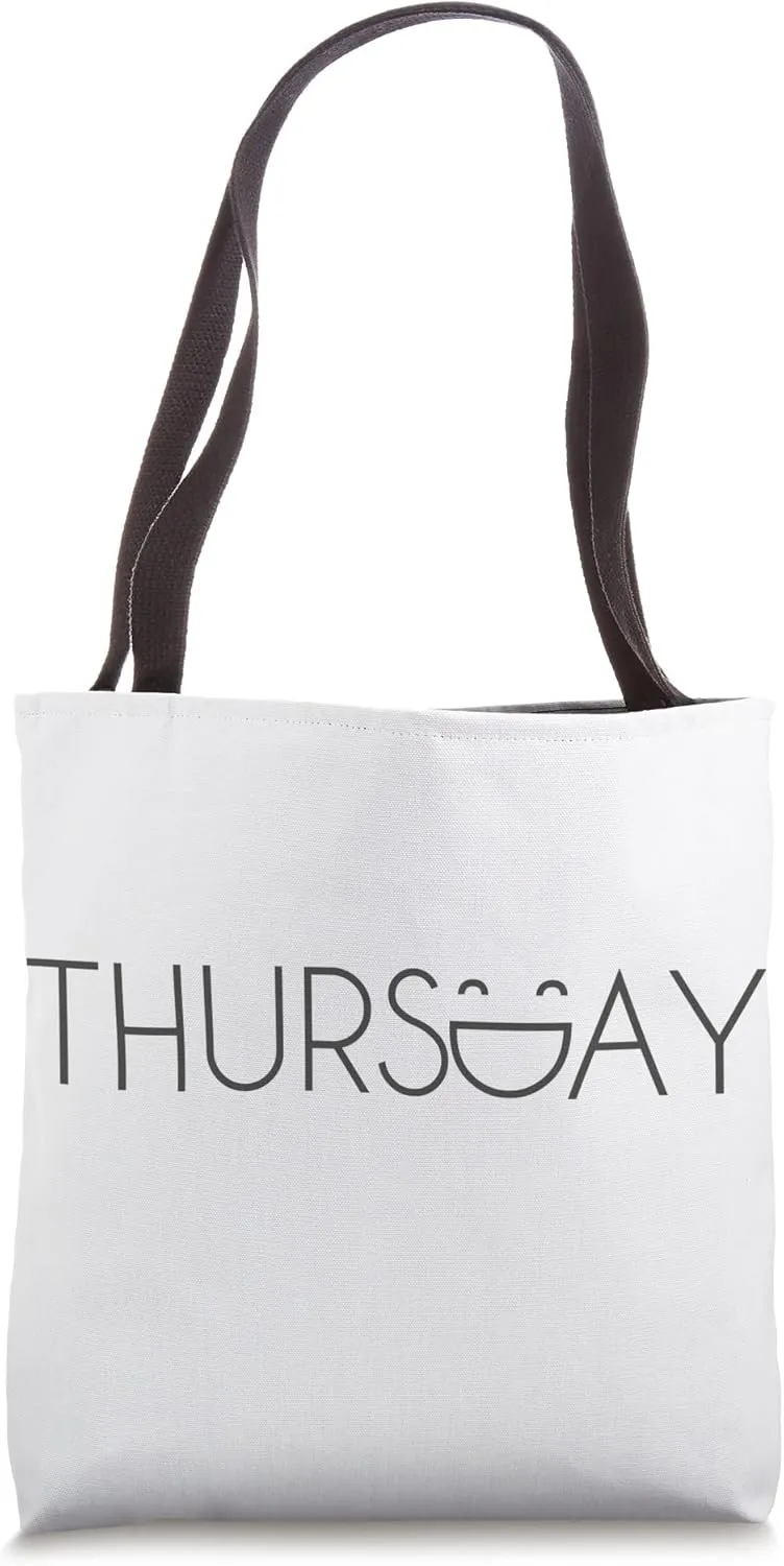 Thursday Graphic Weekdays Tote Bag
