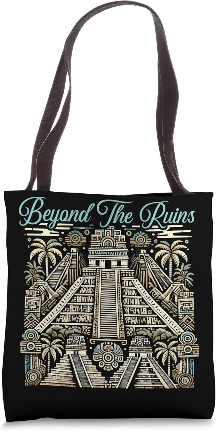 Tikal Ancient Maya Civilization Mayan Pyramid Guatemala Tote Bag