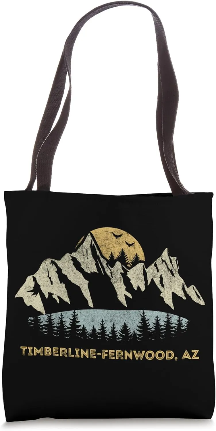 Timberline-Fernwood Arizona Mountain Sunset Sunrise AZ Tote Bag