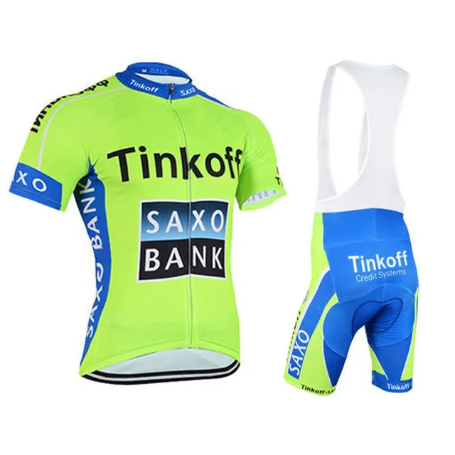 Tinkoff Summer Big Cycling Set 2019 MTB Bike Clothing Racing Bicycle Clothes Maillot Ropa Ciclismo Uniform Cycling Jersey Sets