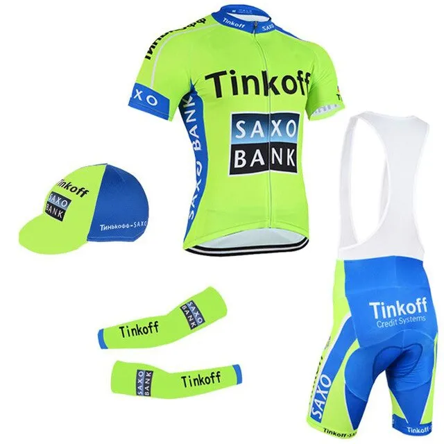 Tinkoff Summer Big Cycling Set 2019 MTB Bike Clothing Racing Bicycle Clothes Maillot Ropa Ciclismo Uniform Cycling Jersey Sets