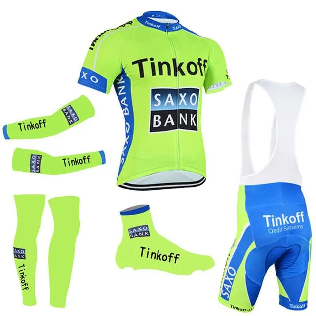 Tinkoff Summer Big Cycling Set 2019 MTB Bike Clothing Racing Bicycle Clothes Maillot Ropa Ciclismo Uniform Cycling Jersey Sets