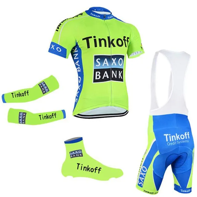 Tinkoff Summer Big Cycling Set 2019 MTB Bike Clothing Racing Bicycle Clothes Maillot Ropa Ciclismo Uniform Cycling Jersey Sets