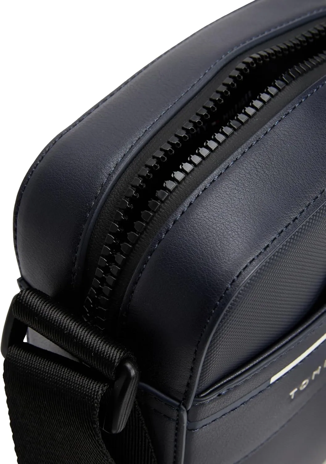 Tommy Hilfiger Foundation Small Crossbody Bag with Zipper and Adjustable Strap
