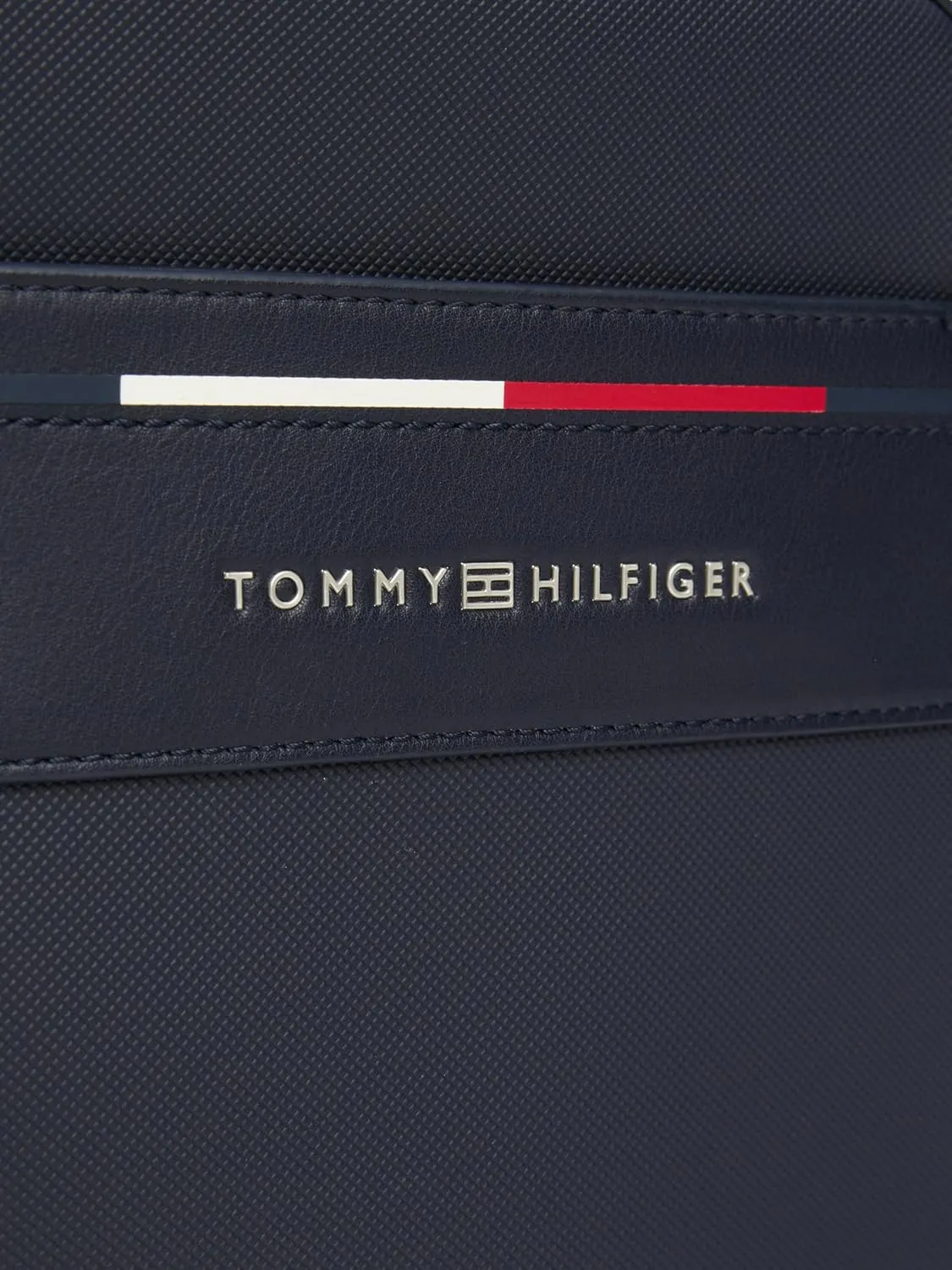 Tommy Hilfiger Foundation Small Crossbody Bag with Zipper and Adjustable Strap