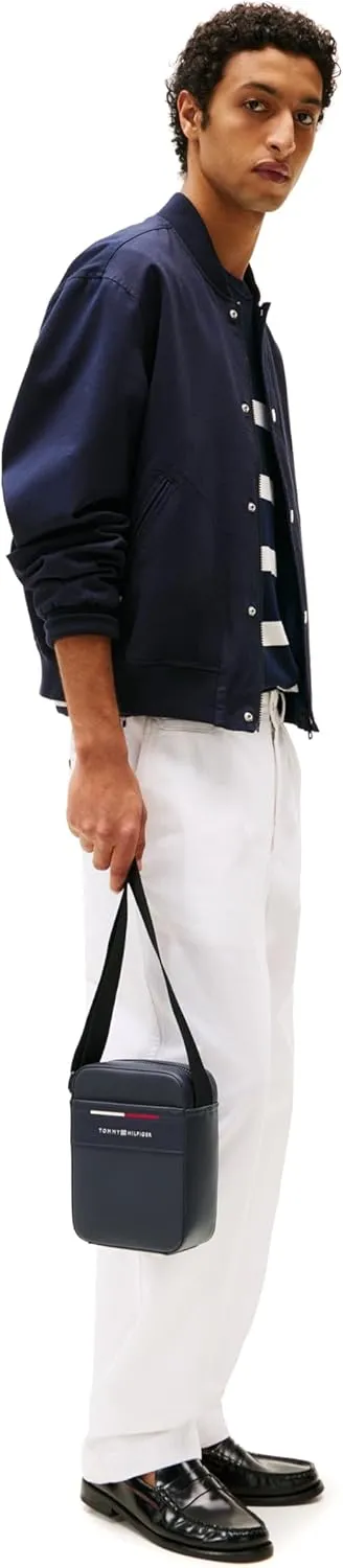 Tommy Hilfiger Foundation Small Crossbody Bag with Zipper and Adjustable Strap
