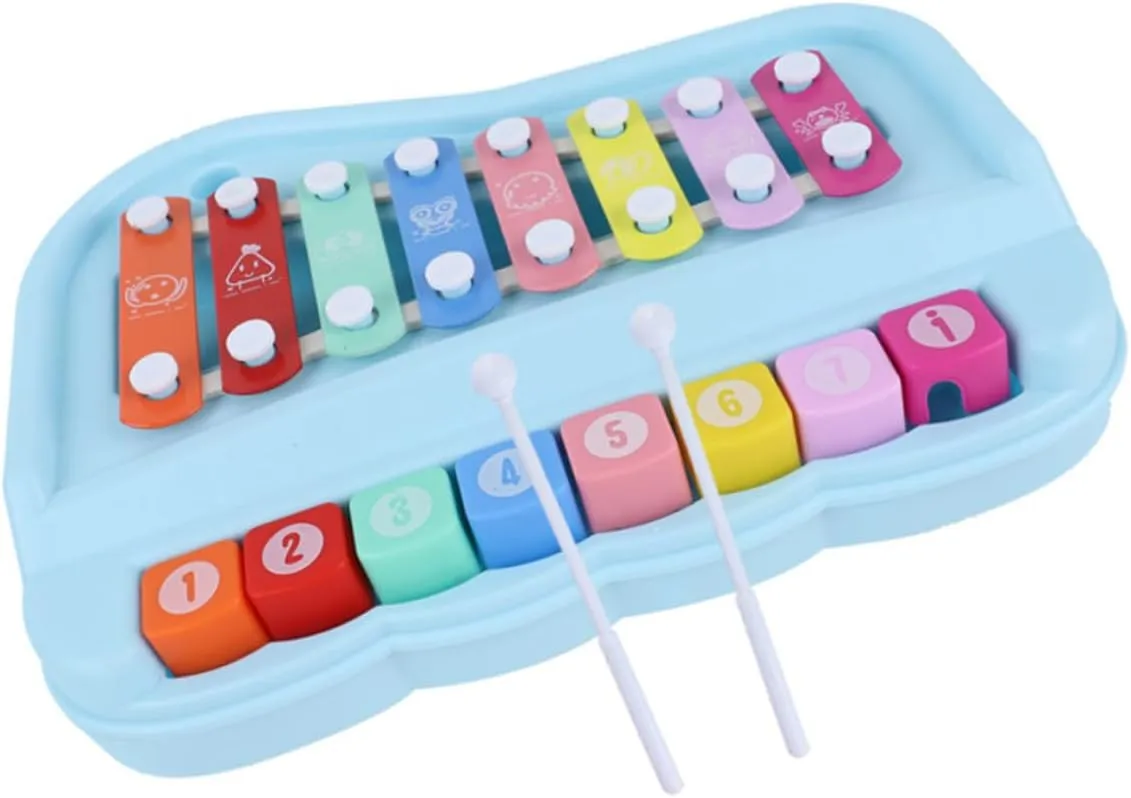 Tone Percussion Hand Knock Piano Musical Instrument for Educational Music for Boys Present for Early Learning