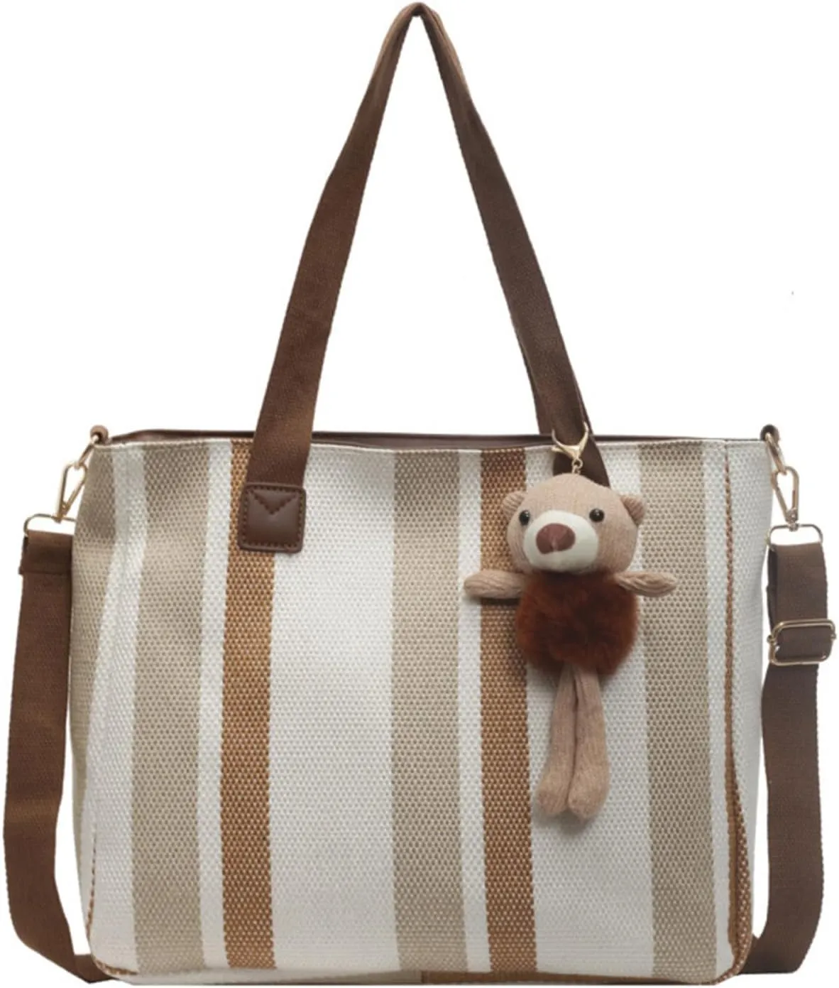 Tote Bag for Women, Cute Canvas Crossbody Handbags, Casual Shoulder Hobo Bags for Shopping, Tote Purse for Travel