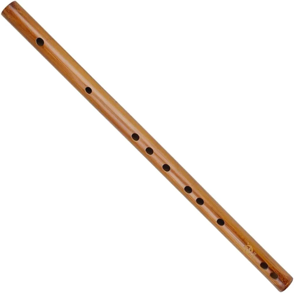 Toyvian Piccolo Chinese Flute Kids Flute Wooden Flute Woodwind Instrument Dizi for Beginners Native Small Flutes Practical Piccolo Musical Instrument Brown Student