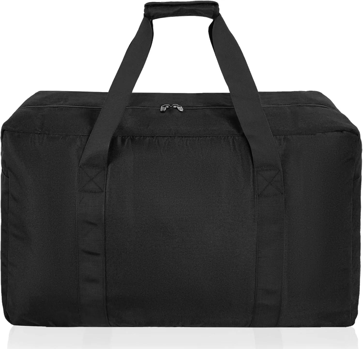 Travel Duffle Bag, 70L Gear Bag for Men and Women, Storage Bag Ideal for Overnight Camping and Weekend Getaways, Black