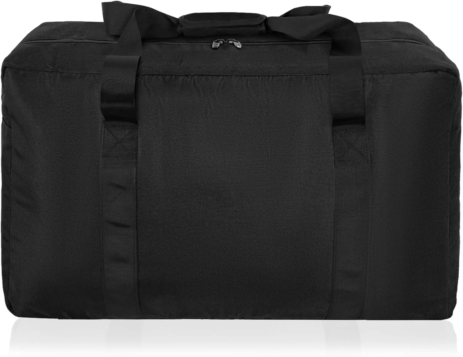 Travel Duffle Bag, 70L Gear Bag for Men and Women, Storage Bag Ideal for Overnight Camping and Weekend Getaways, Black