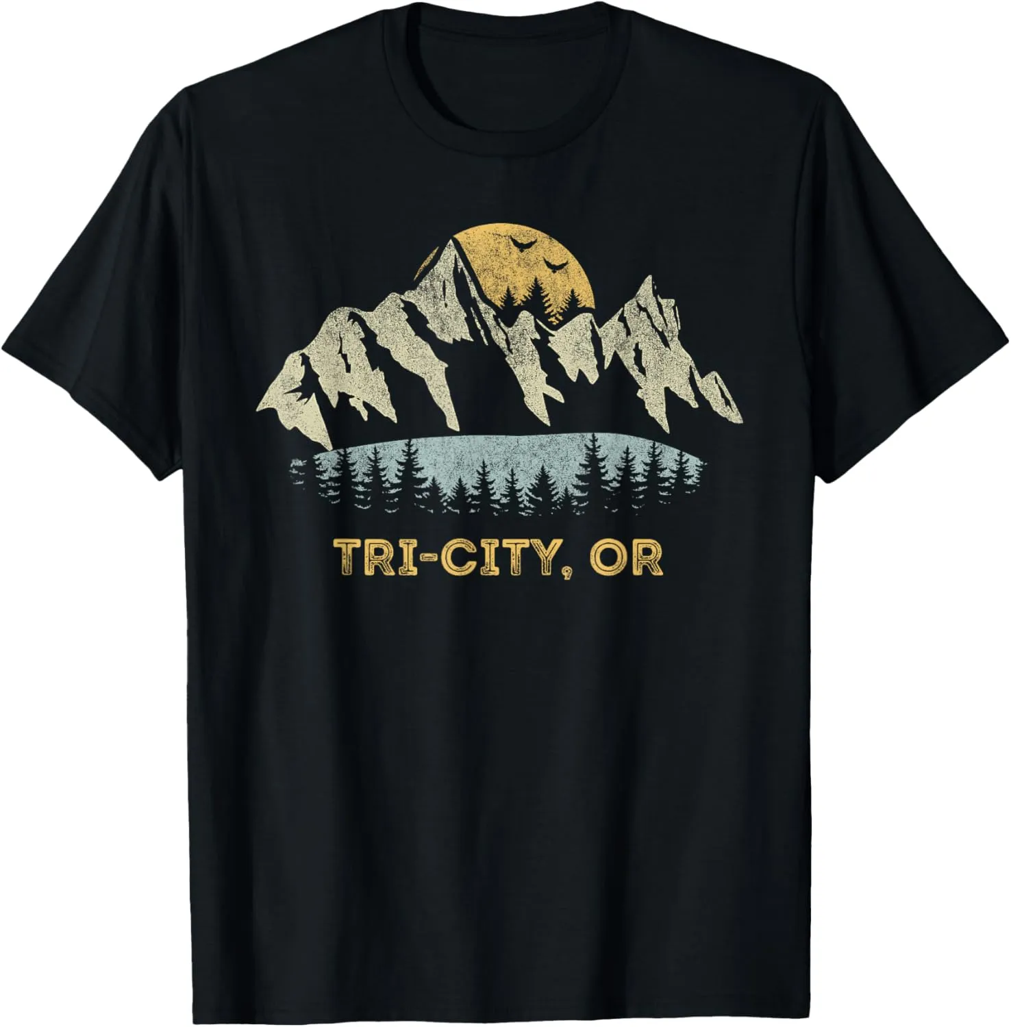 Tri-City Oregon Mountain Sunset Sunrise OR T-Shirt