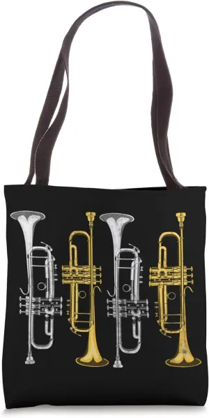 Trumpeter Musician Jazz Music Instrument Trumpet Tote Bag