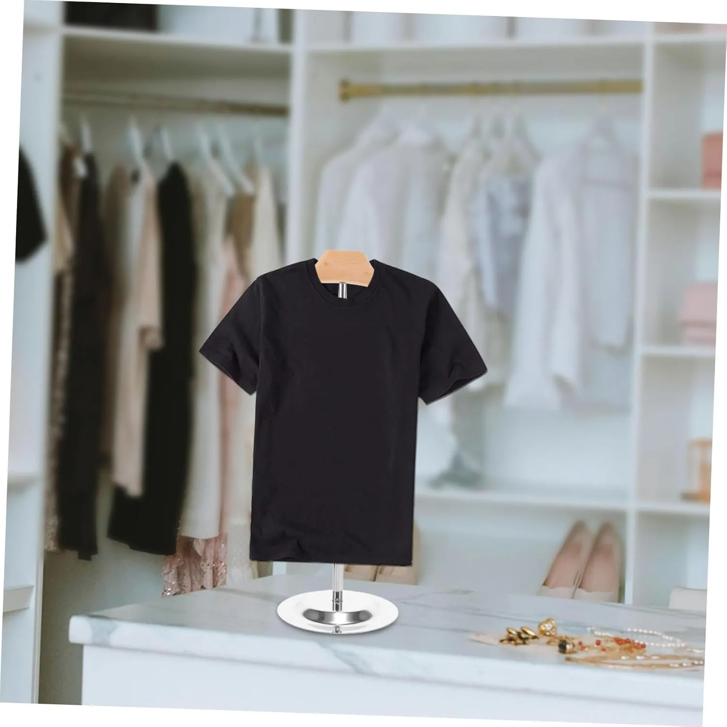 Tt Type Adult Clothes Hanger t Shirt Stand Display Shirt Rack Clothing Storage Rack