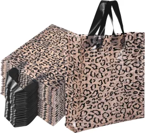 Tudomro 150 Pack Boutique Bags Plastic Merchandise Valentines Reusable Shopping Gifts Bags 10 x 13 Inch