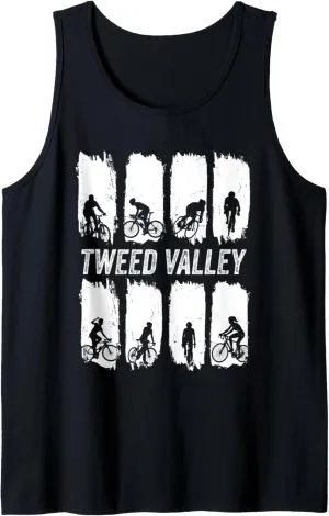 Tweed Valley - Tweeddale Cycling Gift for Biking Enthusiast Tank Top