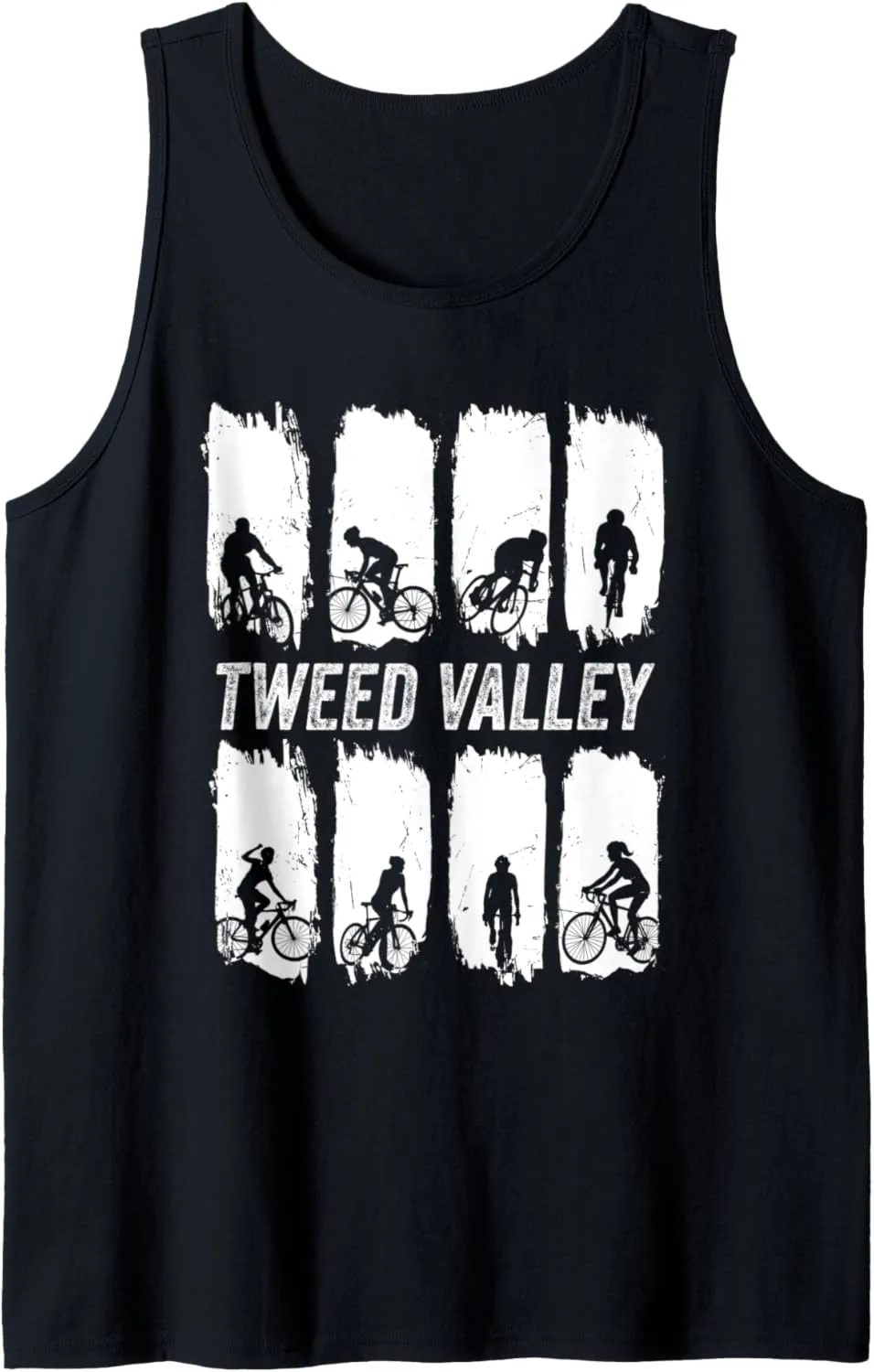 Tweed Valley - Tweeddale Cycling Gift for Biking Enthusiast Tank Top