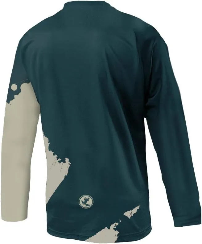 UGLY FROG Mens Downhill Jersey Rage Winter Fleece Cold Wear Cycling Top Cycle Long Sleeve Motocross Mountain Bike Shirt