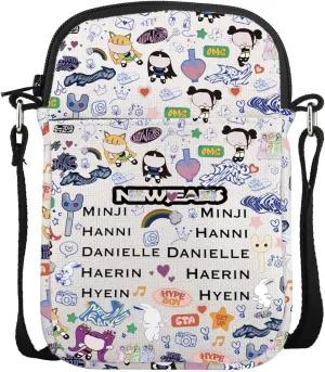 UJIMS Singer Album Crossbody Bag K-POP Group Gift K-POP Music Lover Merchandise K-POP Fans Gift