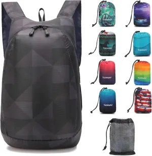 Ultra Lightweight Water-Resistant Packable Backpack, Foldable Hiking Daypack for Travel Camping Cycling Outdoor