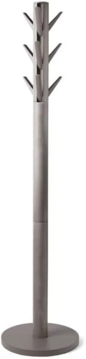Umbra 320361-918 Flapper Coat Rack, Clothing Hanger, Umbrella Holder, and Hat Organizer, for Entryway, Grey