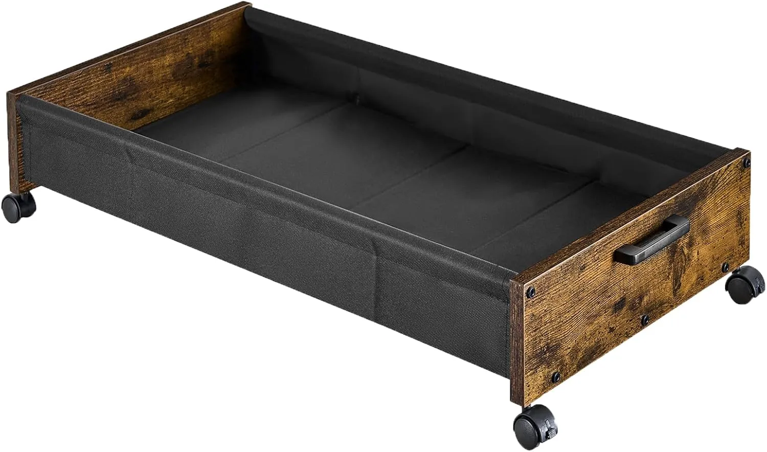 UnderBed Storage with Wheels, Under The Bed Storage, Rolling Under Bed Drawers, Metal Frame, Patented Design