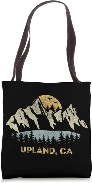 Upland California Mountain Sunset Sunrise CA Tote Bag