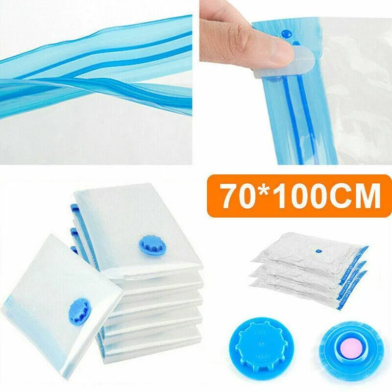Vacuum Storage Bags Space Saver Seal Compressing Medium Large Jumbo Supersize Au
