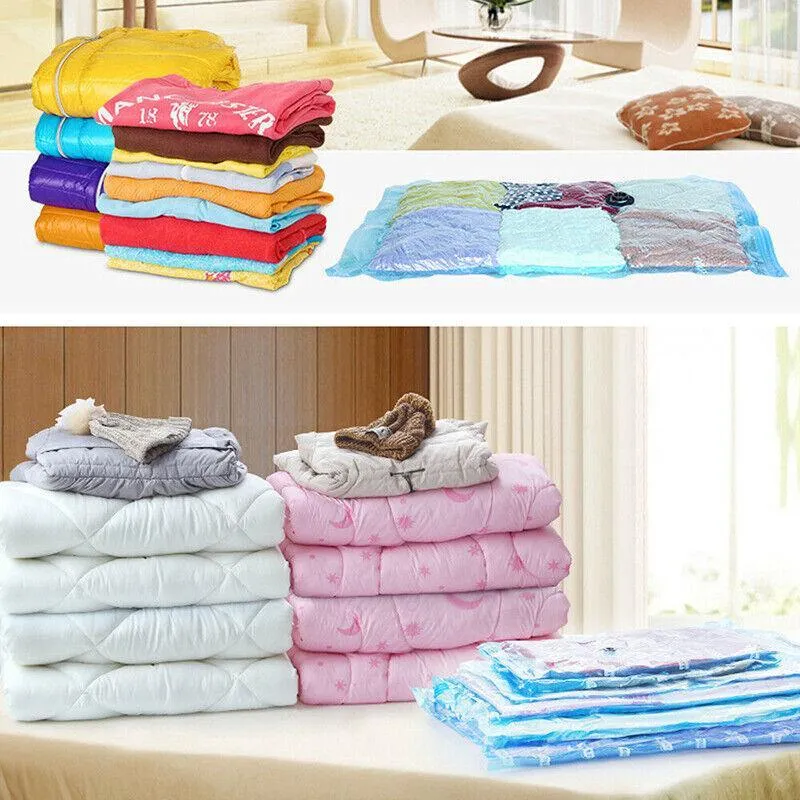 Vacuum Storage Bags Space Saver Seal Compressing Medium Large Jumbo Supersize Au