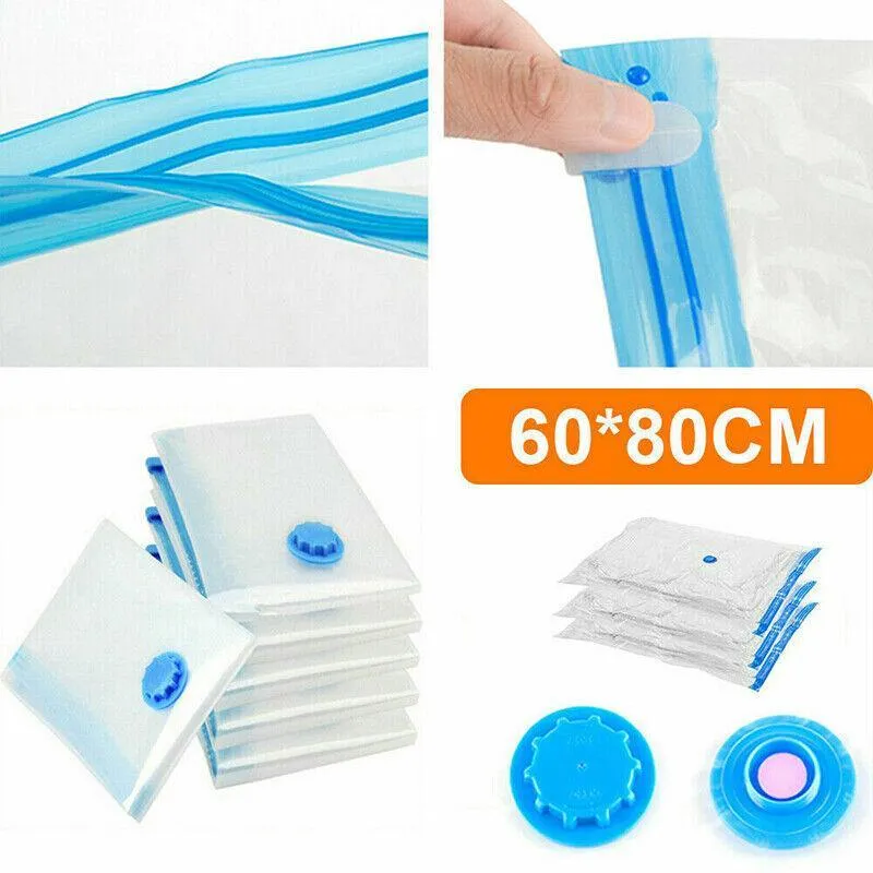 Vacuum Storage Bags Space Saver Seal Compressing Medium Large Jumbo Supersize Au
