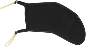 Vaguelly 1Pc Durable Violin Chin Rest Pad Comfortable Shoulder Mat Accessory for Violins Easy to Install Washable Reduces Chin Discomfort
