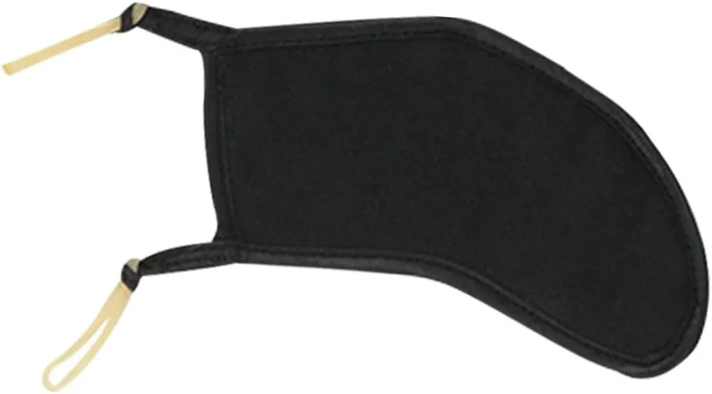 Vaguelly 1Pc Durable Violin Chin Rest Pad Comfortable Shoulder Mat Accessory for Violins Easy to Install Washable Reduces Chin Discomfort