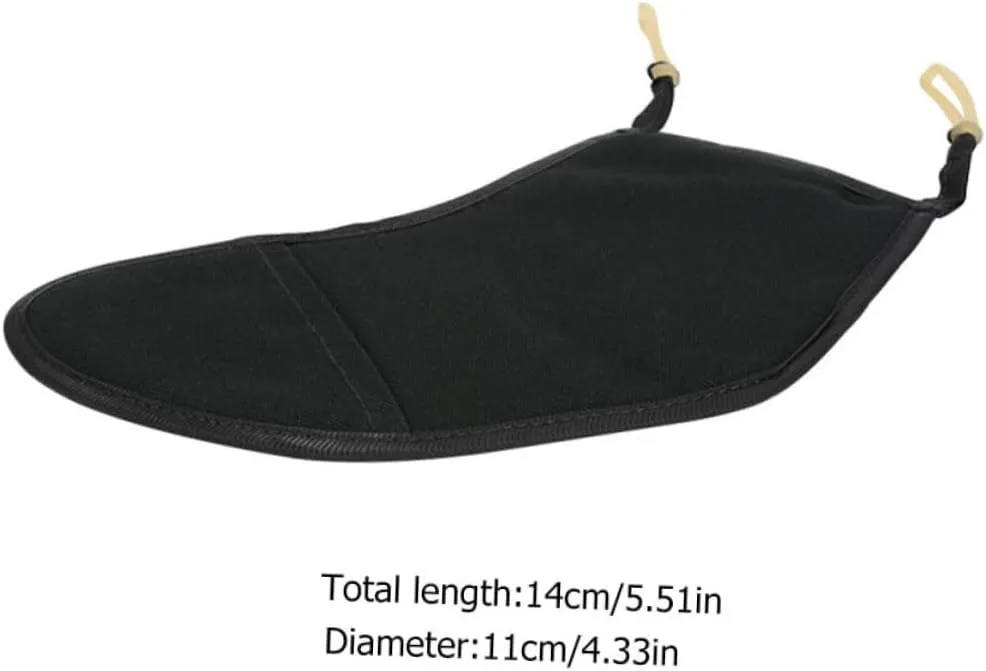 Vaguelly 1Pc Durable Violin Chin Rest Pad Comfortable Shoulder Mat Accessory for Violins Easy to Install Washable Reduces Chin Discomfort
