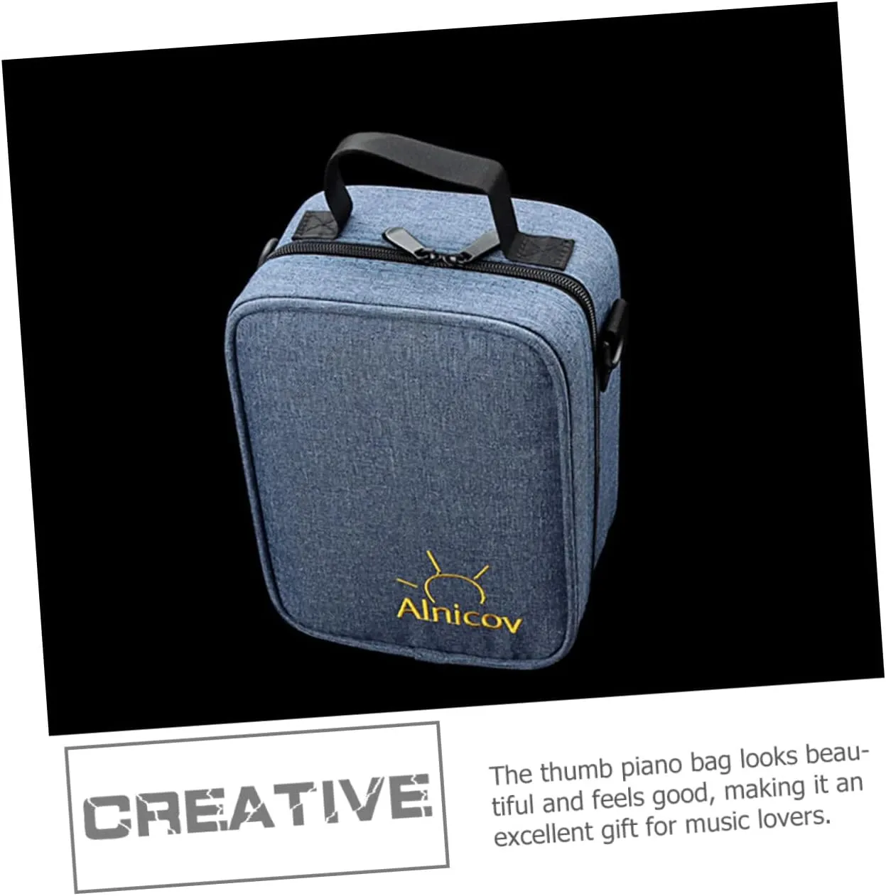 Vaguelly 3pcs Kalimba Bag Kalimba Kit Instrument Bag Simple Kalimba Pouch Kalimba Container Kalimba 17 Key 8 Key Kalimba with Case Kalimba Accessory Organizer Oxford Cloth Cable