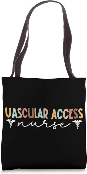 Vascular Access Nurse Boho Vascular Access Nursing Tote Bag