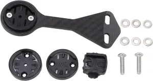 VBESTLIFE Out Front Stem Mount, Carbon Fiber Lightweight Handlebar Cycling Computer Mount for for IGPS