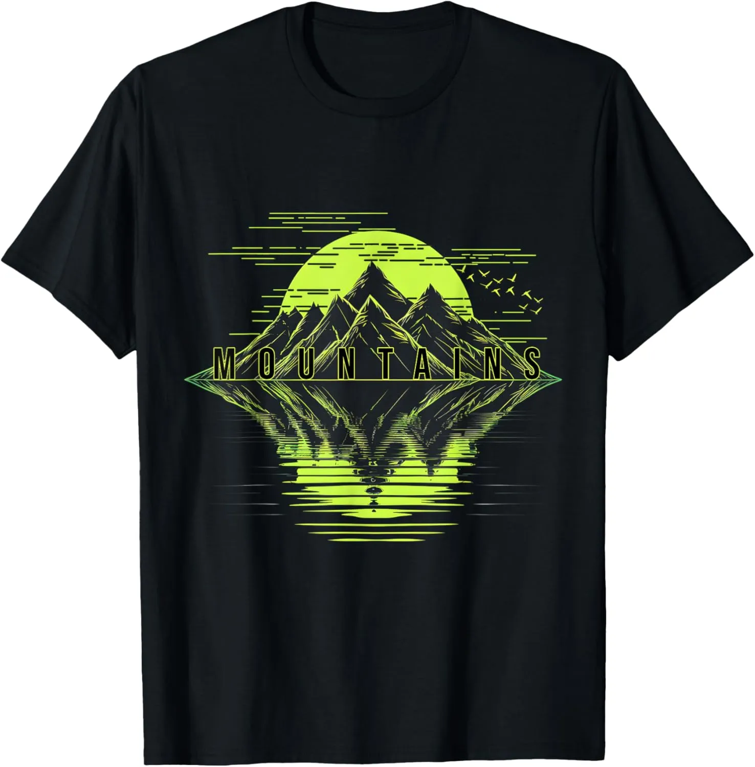 Vibrant Mountain Design Ideal for pretty Adventures T-Shirt