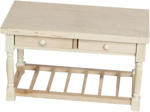 VICASKY Mini Wooden Desk Ornament for Dollhouse Scale Furniture Model Simple and Smooth Finish for Home Decor Miniature Photography Multi-Purpose Adornment for Mini House Landscapes