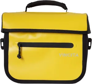 Vincita X-Cooper Water Resistant Front Bag - Bike Bag for Brompton Folding Bicycle with Rear-Opening Magnetic Closure, Spacious Interior, Top Handle and Light Colour Lining