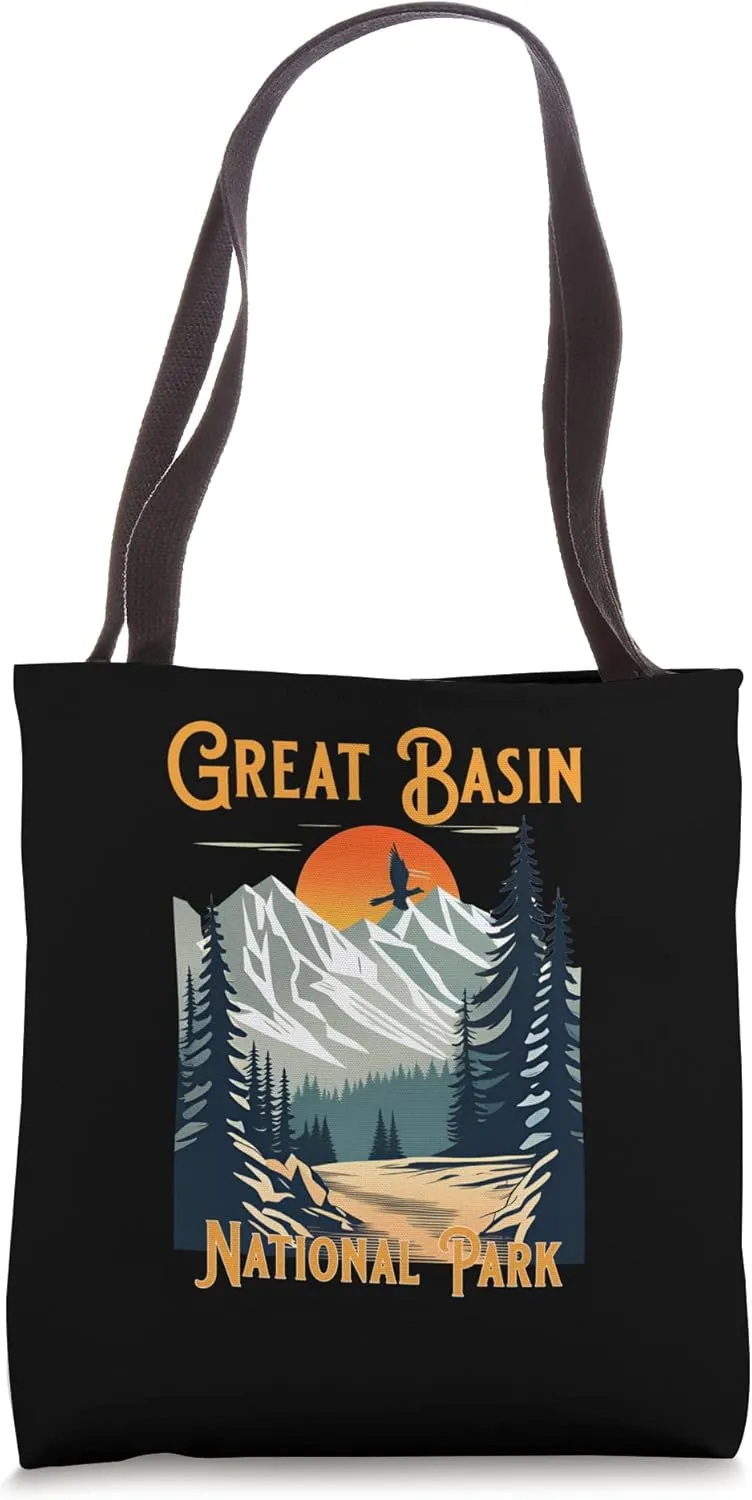 Vintage Great Basin Souvenir Hiking Tote Bag