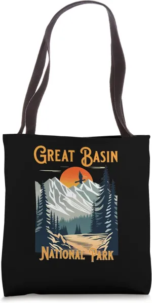 Vintage Great Basin Souvenir Hiking Tote Bag