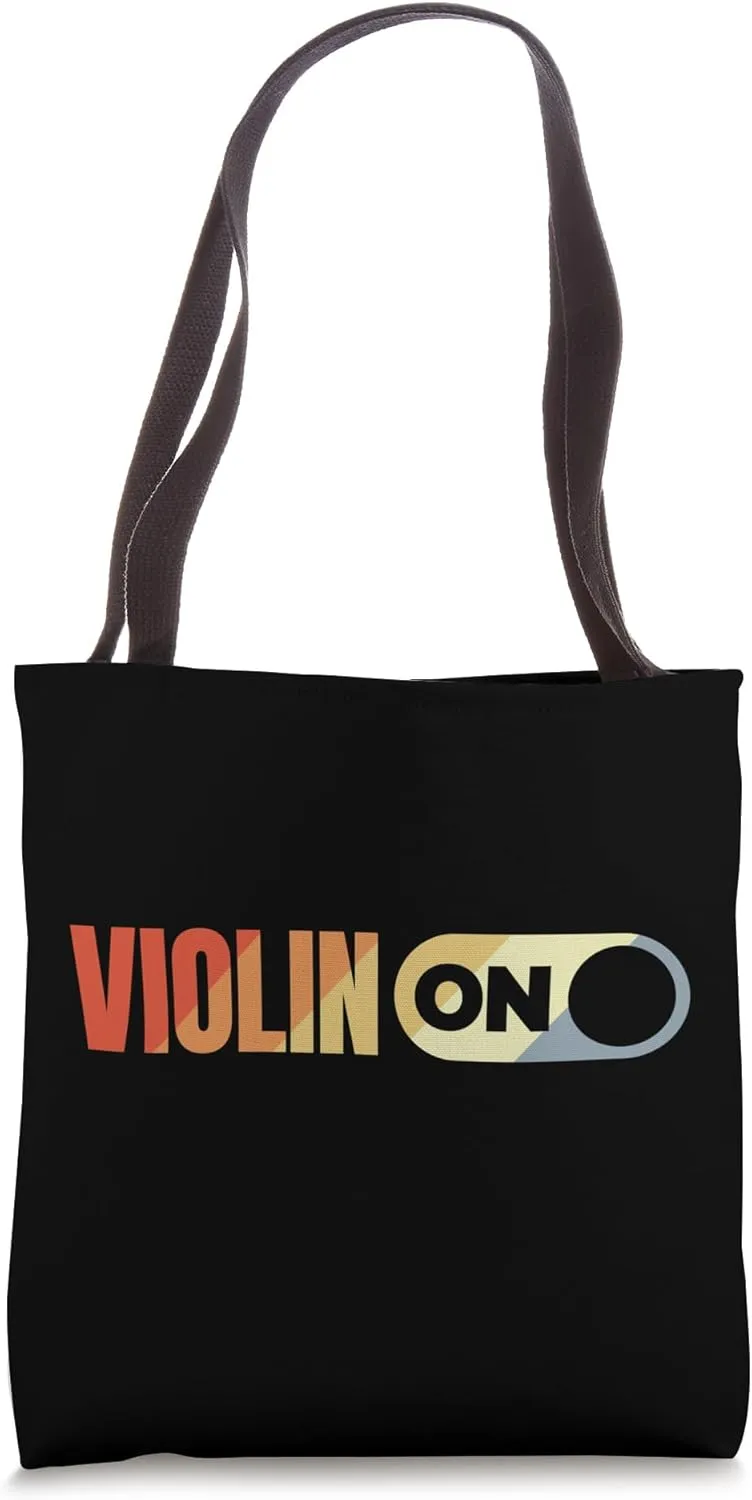 Vintage Violin Mood Fiddler Tote Bag