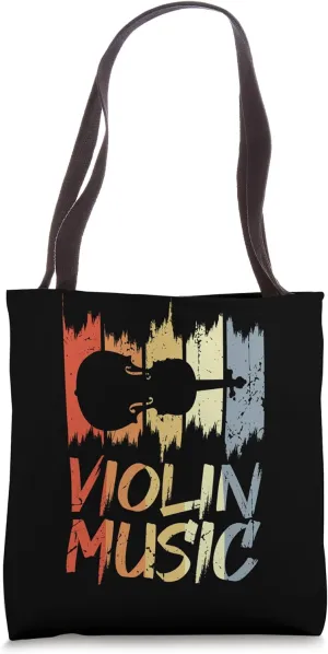 Vintage Violin Music Violin Player Tote Bag