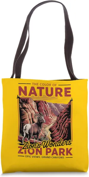Vintage Zion National Park - Retro Zion Tote Bag