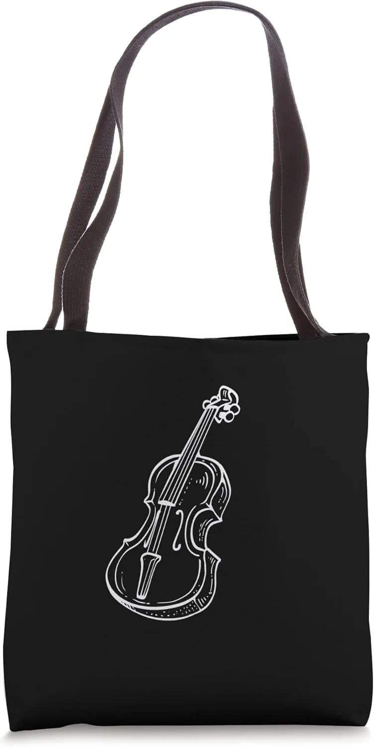 Violin Cello Instrumentalist Tote Bag