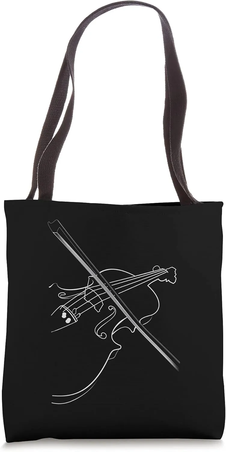 Violin Violinist Orchestra String Player Music Lover Tote Bag