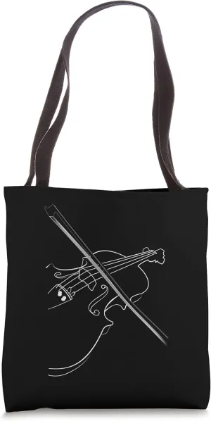 Violin Violinist Orchestra String Player Music Lover Tote Bag
