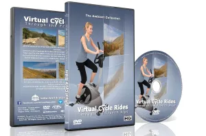 Virtual Cycle Rides - Bike Through The French Alps - for Indoor Cycling, Treadmill and Running Workouts