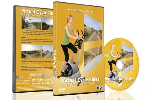 Virtual Cycle Rides - Dunes, Forest And Mountains - For Indoor Cycling, Treadmill and Running Workouts